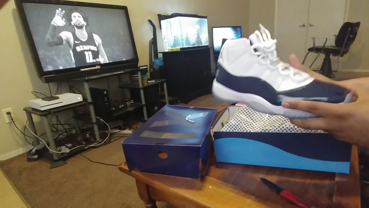 Retro 11 "Win Like 82" Unboxing💦💦💥💥