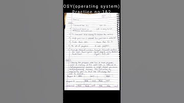 osy| operating system| 22516 | 22516 solved manual | osy solved lab manual answers