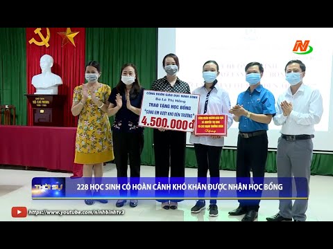Video 228 học sinh có hoàn cảnh khó khăn được nhận học bổng - youtube