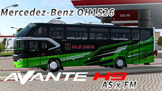 AVANTE H9 MERCY OH1526 ASXFM  // MOD BUSSID V3.6.1 TERBARU