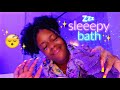 ASMR 😴✨- A Sleepy Bath Before Bed 🫧🛁🧼 For A DEEP Sleep..💜💤)