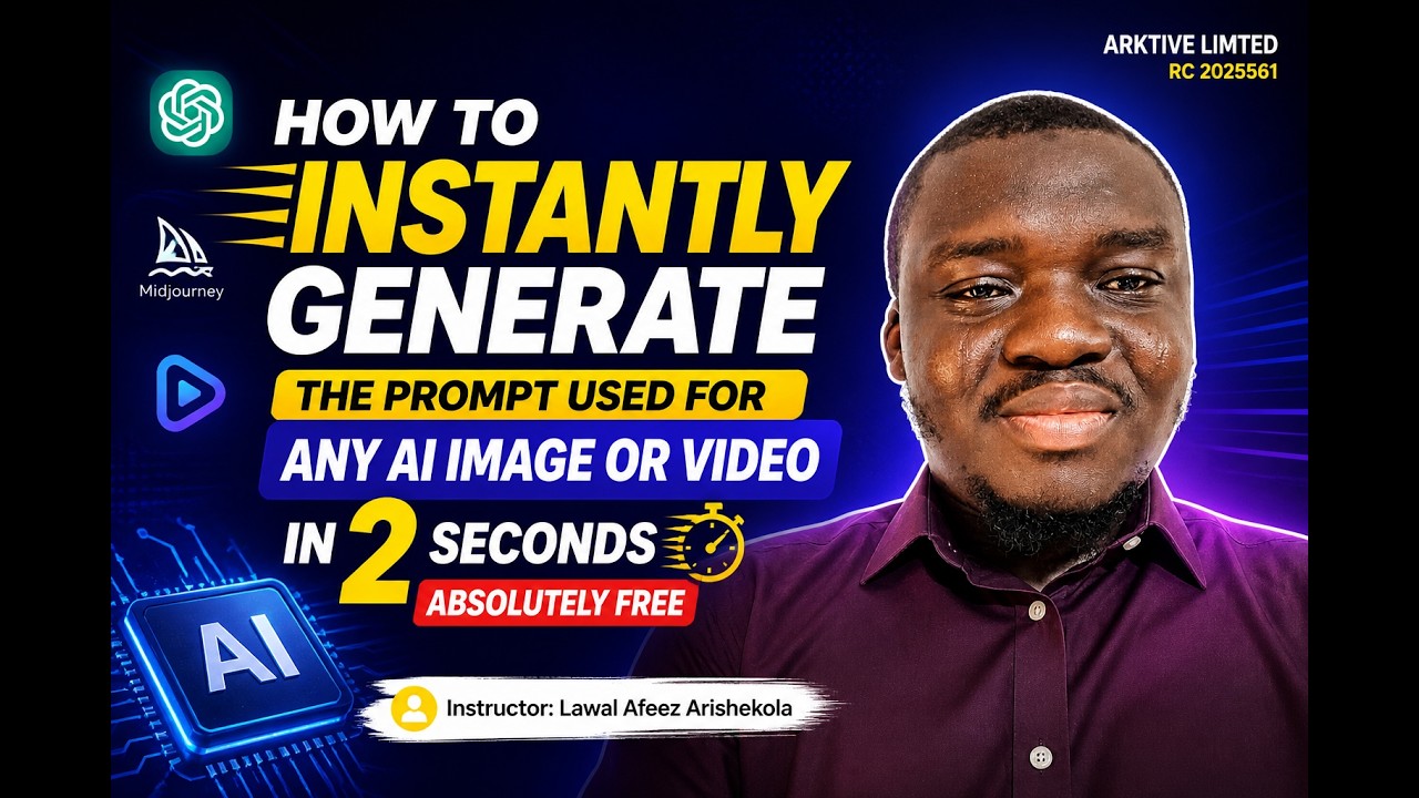 HOW TO INSTANTLY GENERATE THE PROMPT USED FOR ANY AI IMAGE OR VIDEO IN ...