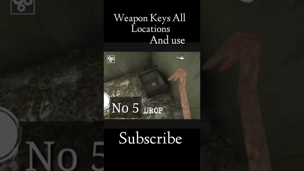 How to find And Use weapon key All New locations in granny Chapter 2