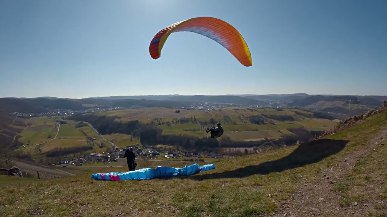 Paragliding Ockfen in March