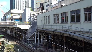 JR御茶ノ水駅改良工事の建設状況（2020年7月19日）