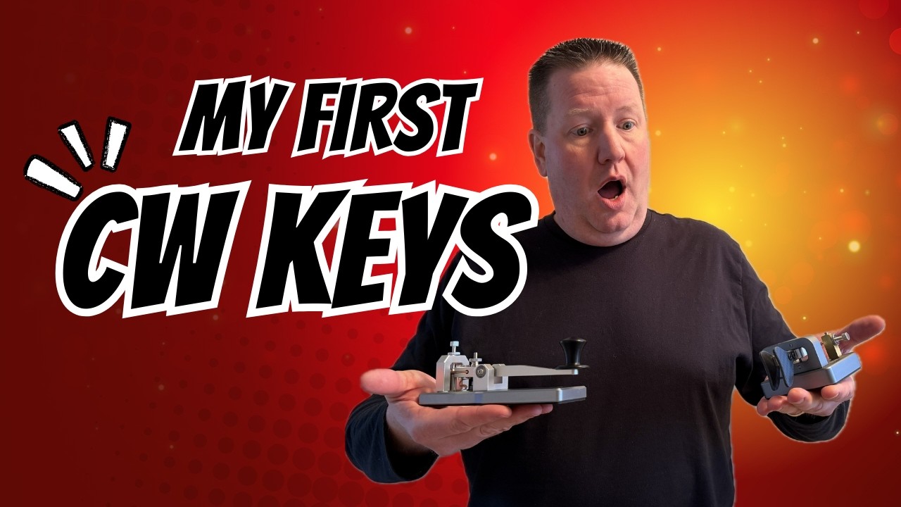 Моё путешествие в мир CW началось с этого: телеграфного ключа Xiegu VK-5 и ямбического манипулято...