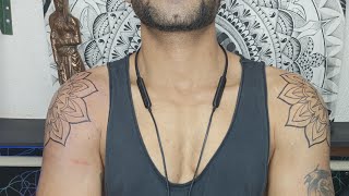 How to put stencil on Shoulder l Tattoo stencil l Skin inks tattoo