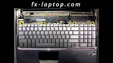 Disassembly HP Pavilion dv7 - replacement, clean, take apart, keyboard, screen, battery