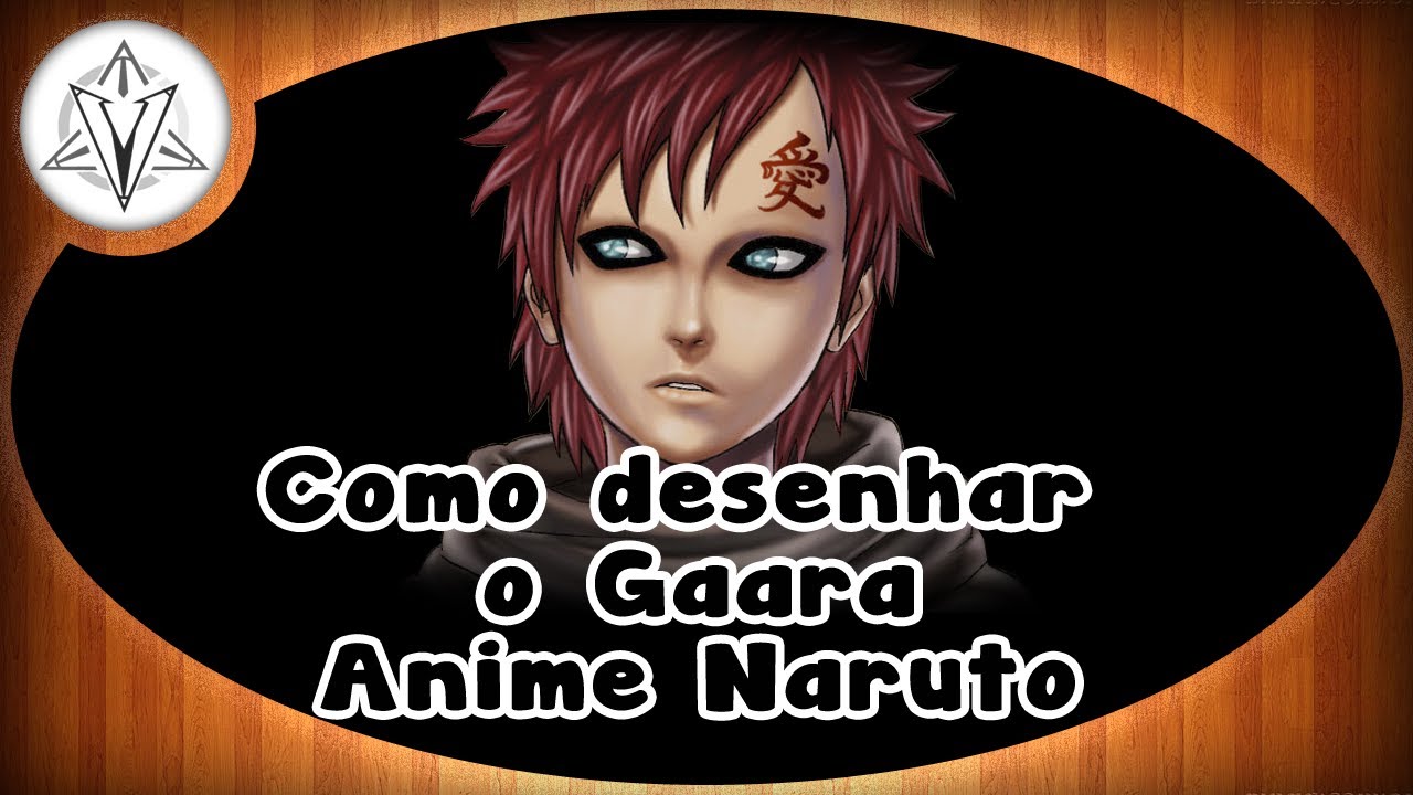 Como desenhar o Gaara do Anime Naruto 