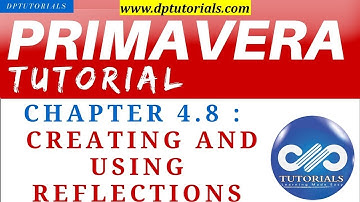 Primavera P6 Tutorials : Chapter - 4.8 : Creating and Using Reflections in Primavera P6  dptutorials