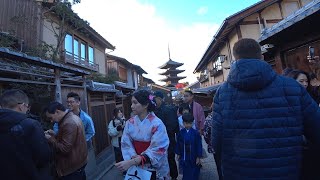 Kyoto walking around Kiyomizudera temple