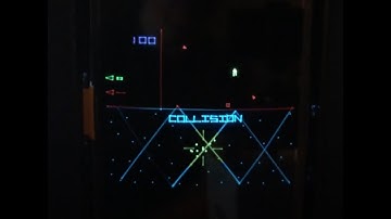 Star Trek: Strategic Operations Simulator for Vectrex with digital color overlay.