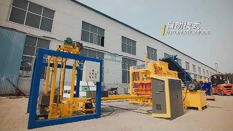 QT4-15A hydraulic full automatic cement concrete block making machine to make hollow block