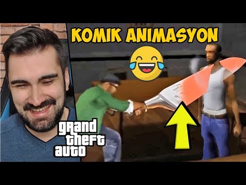 GTA KOMİK ANİMASYON TEPKİ (GÜLMEME CHALLENGE)