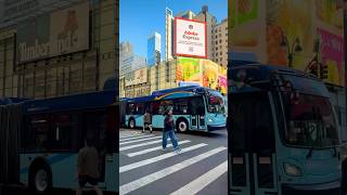Crossing 7th Ave at 34th St. NYC Street Vibes at sunset 🚶‍♀️🌇🚶‍♂️#NYC #7thAve #Sunset #streetvibes