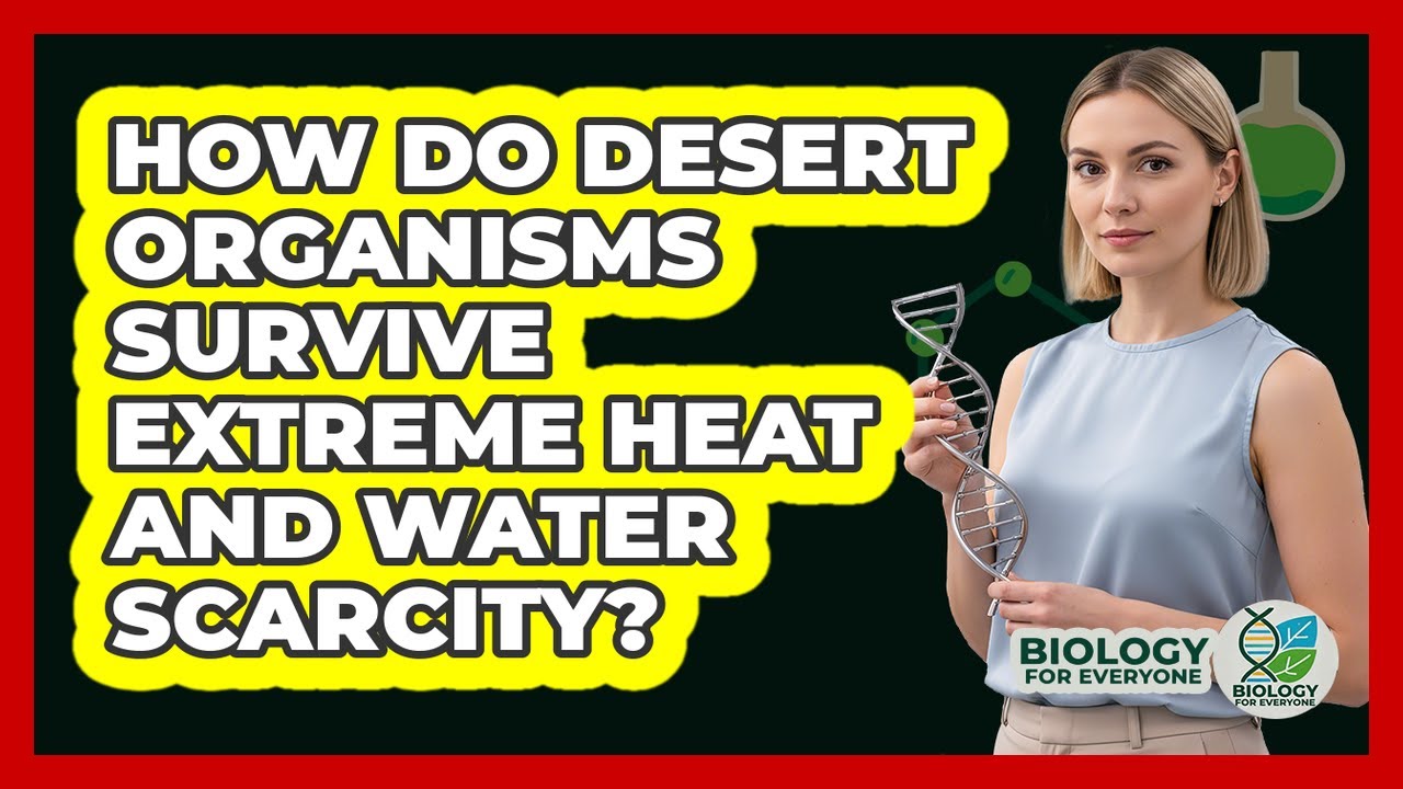 How Do Desert Organisms Survive Extreme Heat And Water Scarcity? - Biology For Everyone