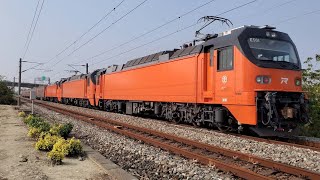 8781次E501+E503+E506電力機車+6PP客車通過