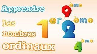 Apprendre les nombres ordinaux 1️⃣ 2️⃣ 3️⃣  [ Vocabulaire ]