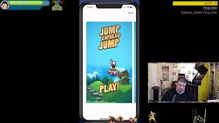 'Run Cuphead Run' for iOS blatantly rips off Studio MDHR with a bad continuous jumping mobile game! screenshot 3