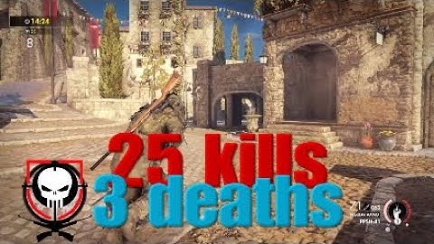#SniperElite4 : #51 Urban Deathmatch  25 kills and 3 deaths