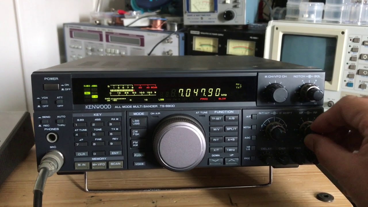 TS-690D 受信音聞こえない・修理【2018/04/03】 - YouTube