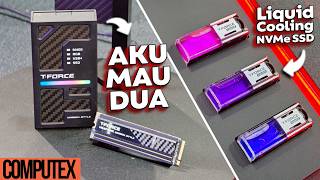 NVMe Gen6, SSD Eksternal 16TB, SSD Pendingin Cair! Teamgroup Computex 2026