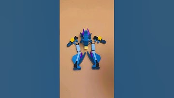 How to build mini robot with building blocks #brickbuilder #buildingblocks #moc #buildingbricks