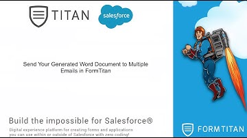 Send Your Generated Word Document to Multiple Emails in FormTitan