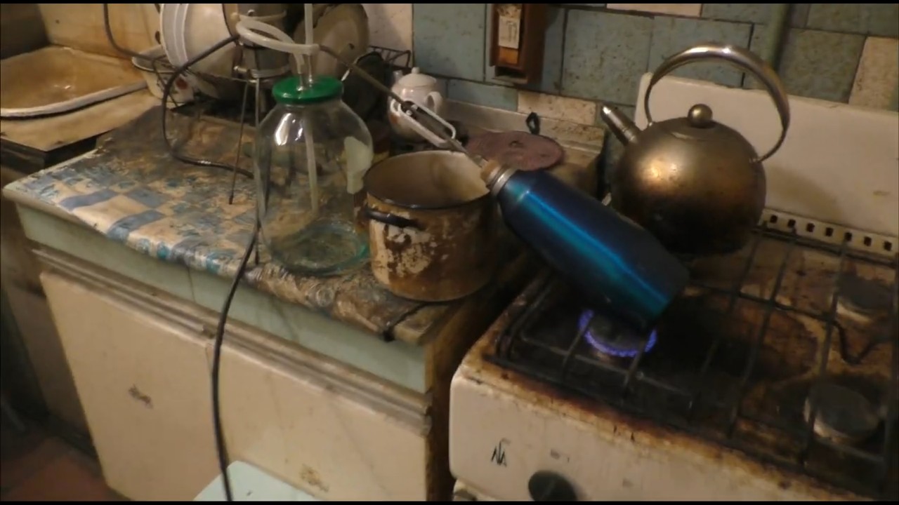 Извлекаю спирт из хвостов самогона