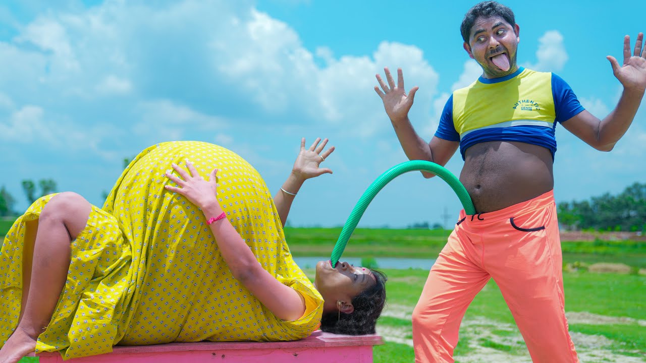 Very Special Trending Comedy Video 2025 Amazing Pamp Wala Comedy Video 2025, By Bom Tv