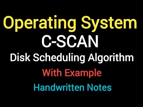 Lec-44 C-SCAN Disk Scheduling Algorithm in OS | Numerical Example - YouTube