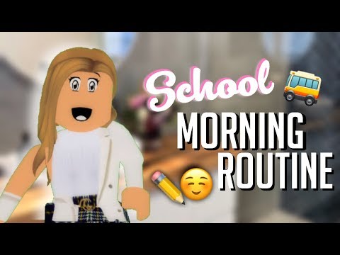 My School Morning Routine Roblox Bloxburg Youtube - 