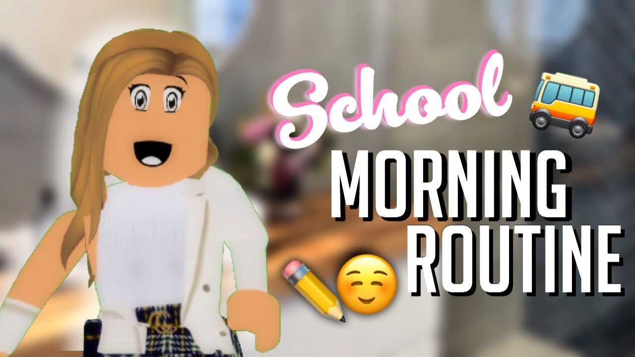 My School Morning Routine Roblox Bloxburg Youtube - roblox bloxburg school day roblox roleplay youtube