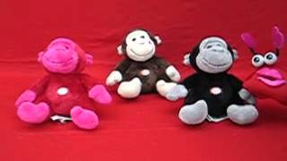 DanDee Valentine Whistling Monkeys