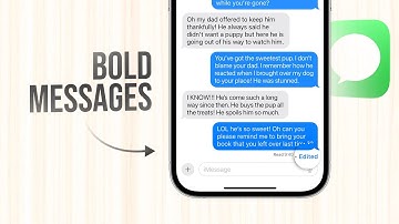 How to Make Your Text Messages Bold on iPhone (tutorial)
