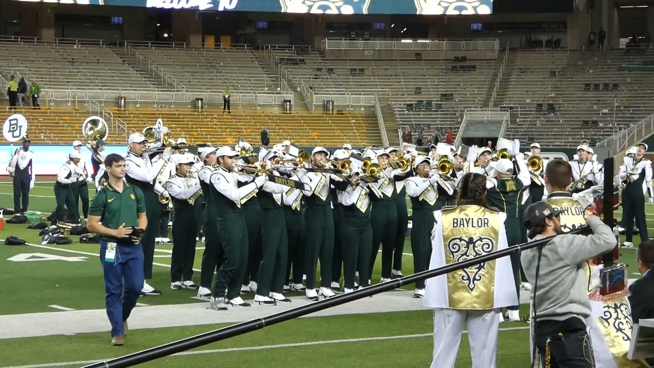 Baylor University Golden Wave Band Trombone section