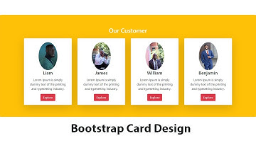 bootstrap card design | Responsive cards using Bootstrap