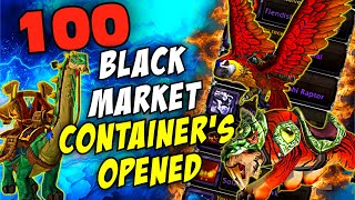 100 Black Market Container's Opened  (WoW Best Black Market Drops EVER)