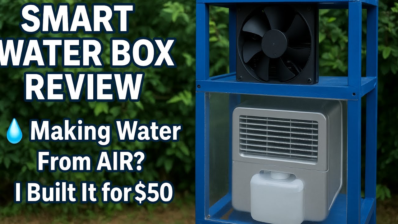 Smart Water Box REVIEW 💧: Making Water From AIR? I Built It for $50 ...