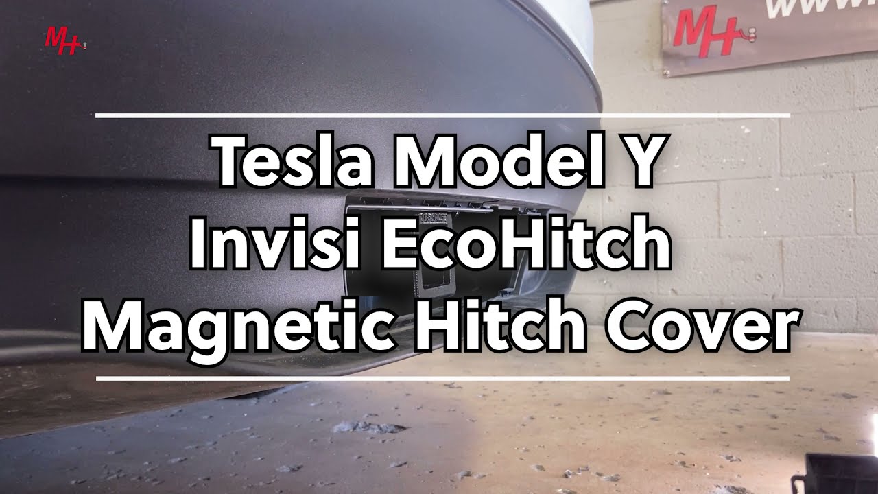 Hitch Cover for Tesla Model Y, Easy to Install and Remove with Magnet Design