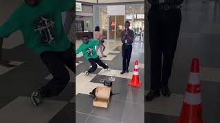 slickttdancer in the streets of zambia #shorts #shortvideo #viral