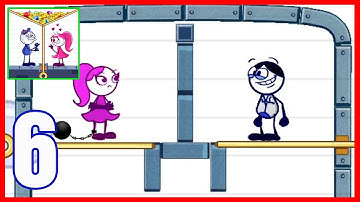 Pencil Boy Pull The Pin - Gameplay Walkthrough Part 6 - All Levels Solution (Android,iOS)