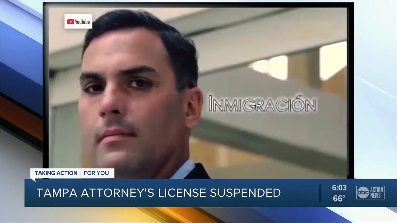 Florida's highest court suspends Tampa attorney accused of keeping his clients' money YouTube