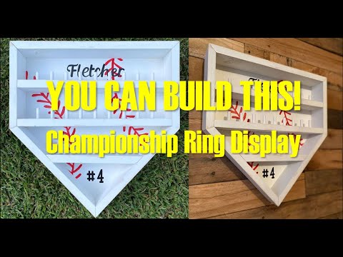 How To Make A Home Plate Baseball Display Case