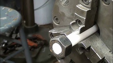 MACHINE SHOP TIPS #17 Threading to Shoulder tubalcain