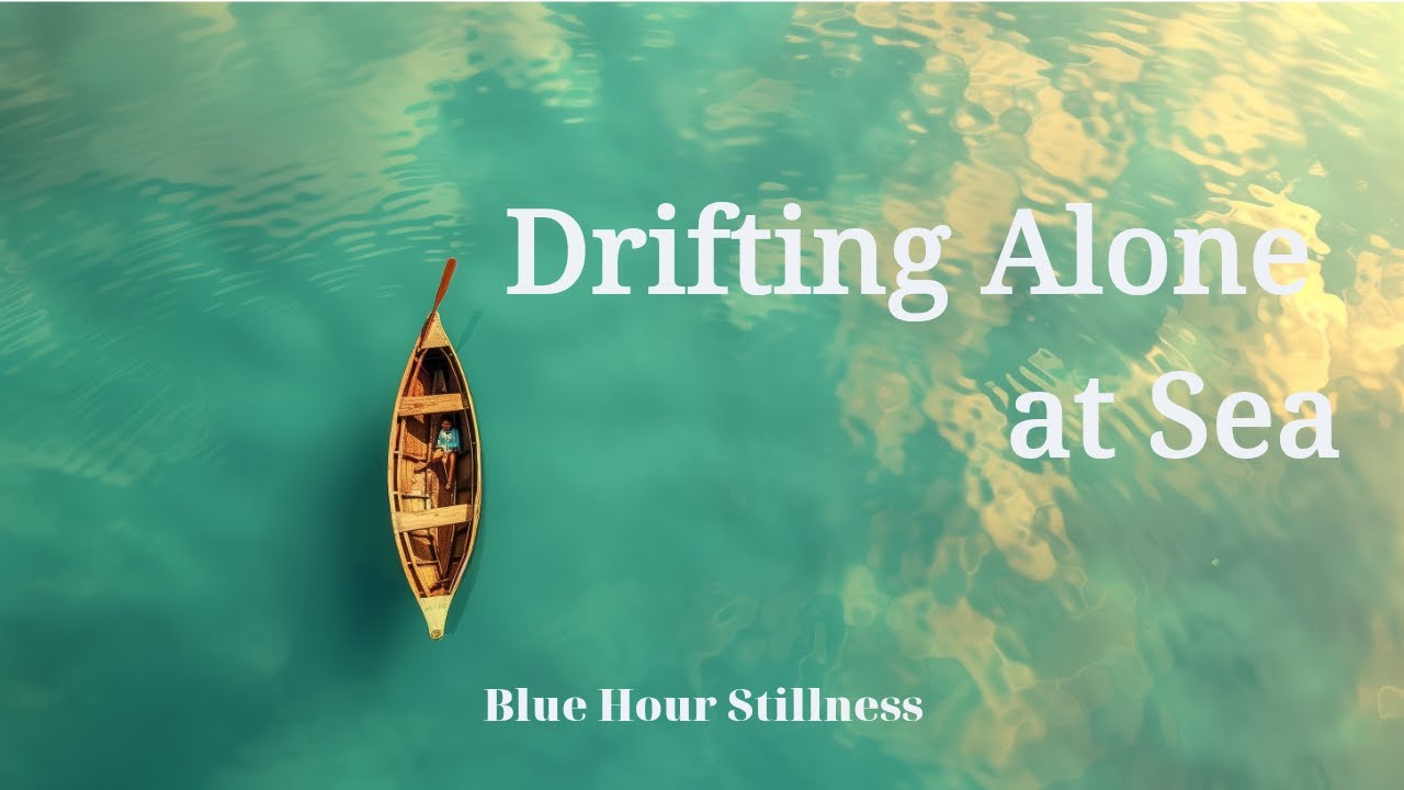 [4K] Drifting Alone at Sea | 3 Hours of Calm Waves & Seagulls (Pure World Ambience)