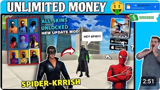 FINALLY I UNLOCKED 🔓 ALL SKINS & UNLIMITED MONEY IN | SPIDER FIGHTER HERO 😎 GAME 🎮 |#trending screenshot 2