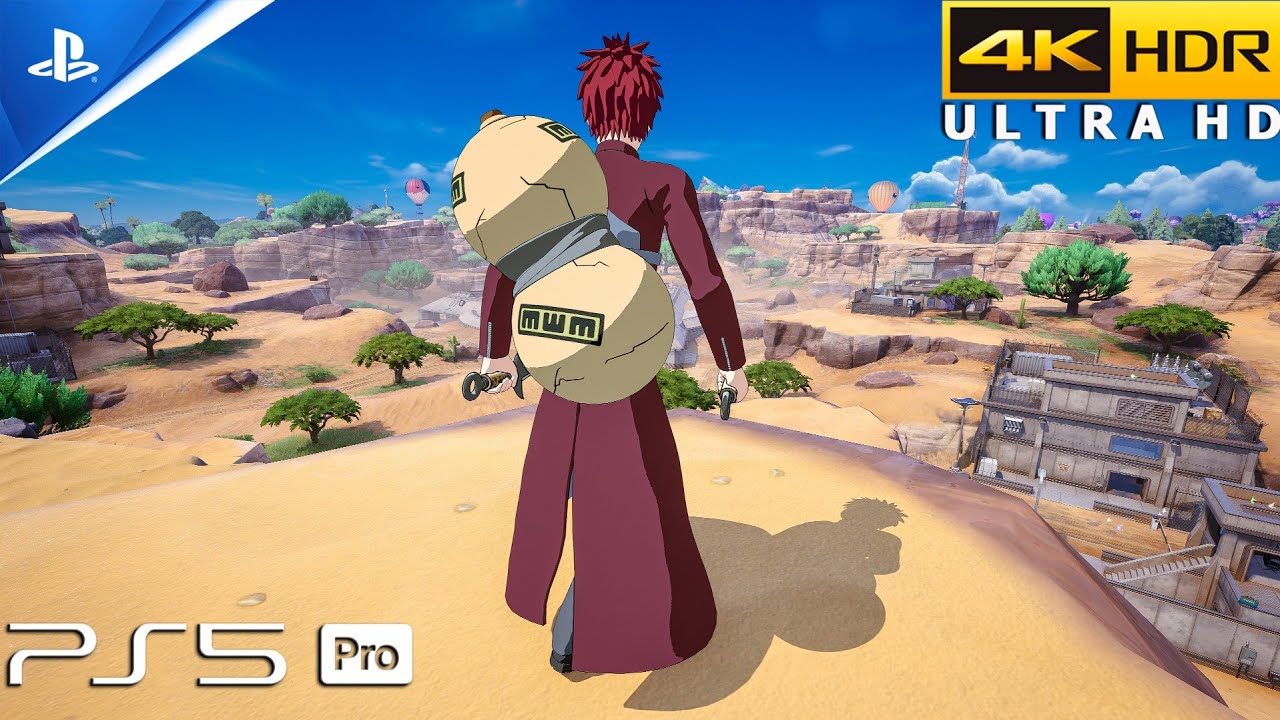 Fortnite (PS5 Pro) 4K 120FPS HDR Gameplay | Skin Sabaku no Gaara