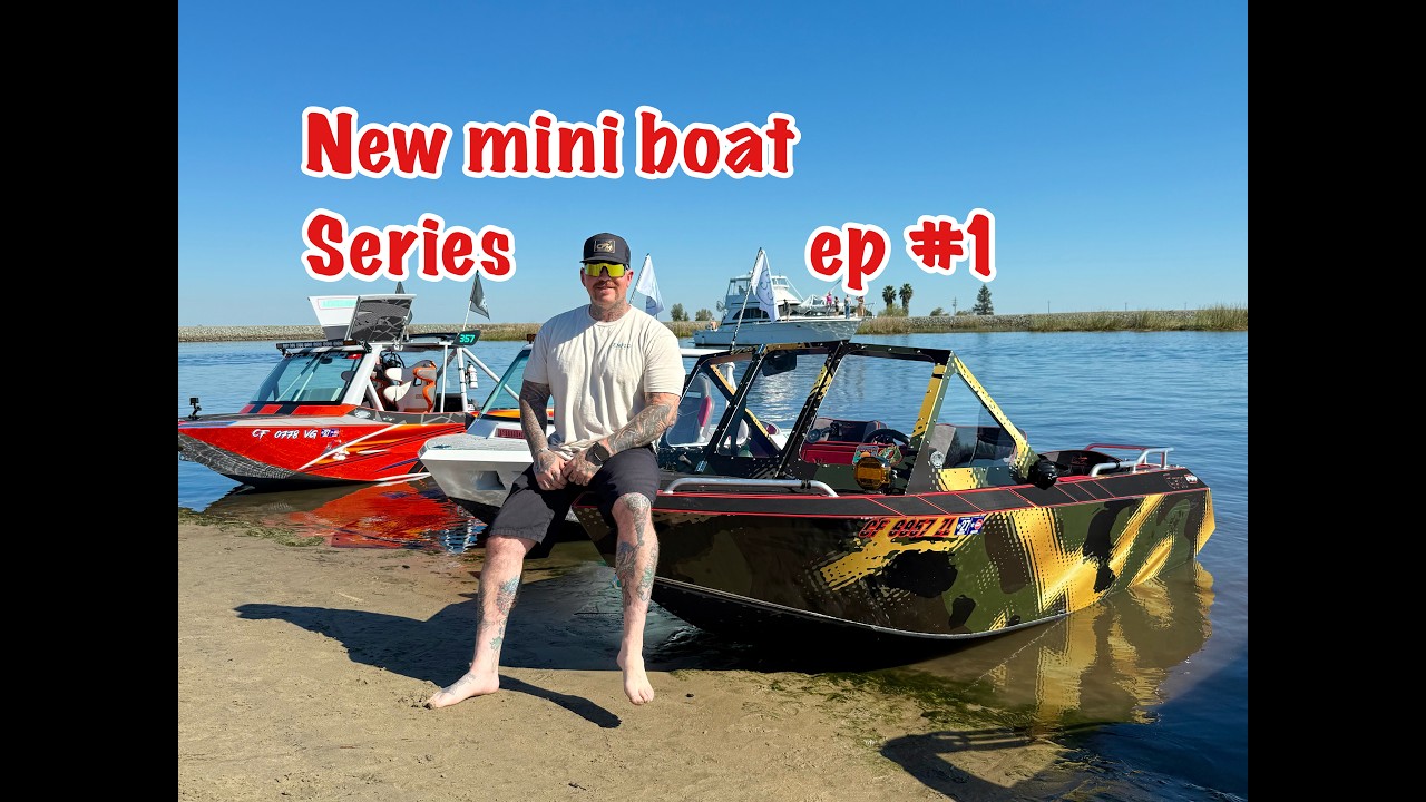 Новый сериал про мини-моторные катера, эпизод №1.