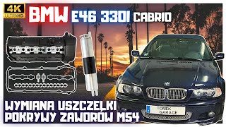 Smród Spalonego Oleju w Kabinie? BMW E46 330i Cabrio - Wymiana Uszczelki Pokrywy Zaworów M54